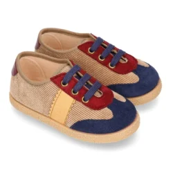 Tenis niño en PANA con cordones. EDICIÓN ESPECIAL.