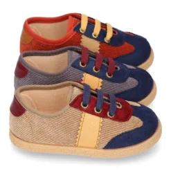 Tenis niño en PANA con cordones. EDICIÓN ESPECIAL.