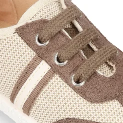 Tenis niños OKAA combinado en lona con serratex y cordones. Edición especial OTOÑO.