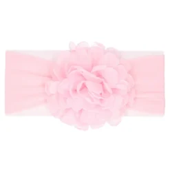 Turbante bebé con flor Chiffón.