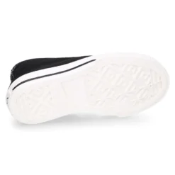 Zapatilla alta niños CASUAL con puntera y cordones en color NEGRO.