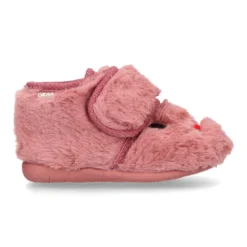 Zapatilla casa niñas tipo Botita sin cordones y diseño CONEJITO.