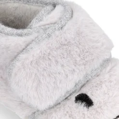 Zapatilla casa niñas tipo Botita sin cordones y diseño CONEJITO.