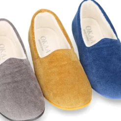 Zapatilla casa niños cerrada en lana CUADRILLÉ.