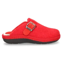 Zapatilla casa niños OKAA ZUECO en lana de colores.