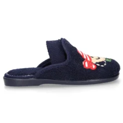 Zapatilla casa niños PIRATA con elástico en toalla.