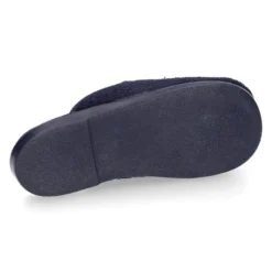 Zapatilla casa niños PIRATA con elástico en toalla.
