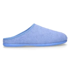 Zapatilla casa niños tipo ZUECO en lona algodón toalla.