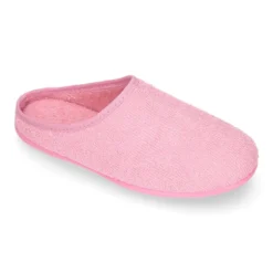Zapatilla casa niños tipo ZUECO en lona algodón toalla.