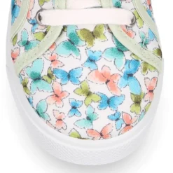 Zapatilla niñas en lona algodón con MARIPOSAS.