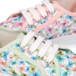 Zapatilla niñas en lona algodón con MARIPOSAS.