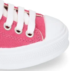Zapatilla niños CASUAL OKAA con puntera y cordones en color Rosa Francés.