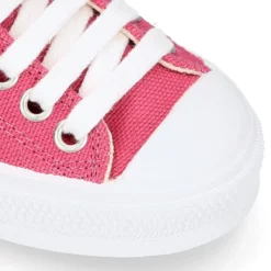 Zapatilla niños CASUAL OKAA con puntera y cordones en color Rosa Francés.