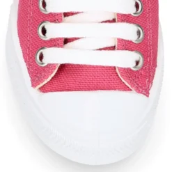 Zapatilla niños CASUAL OKAA con puntera y cordones en color Rosa Francés.