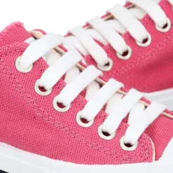 Zapatilla niños CASUAL OKAA con puntera y cordones en color Rosa Francés.