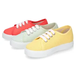 Zapatilla niños con cordones en LINO.
