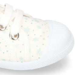 Zapatilla niños con puntera y cordones en lona ASTRO.