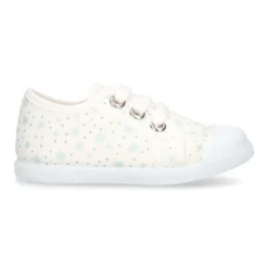 Zapatilla niños con puntera y cordones en lona ASTRO.