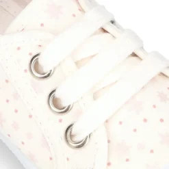 Zapatilla niños con puntera y cordones en lona ASTRO.