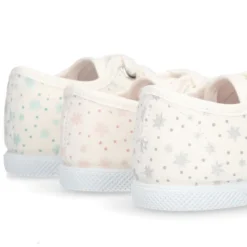 Zapatilla niños con puntera y cordones en lona ASTRO.