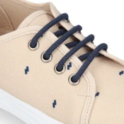 Zapatilla niños en ALGODÓN FANTASÍA para vestir con cordones.