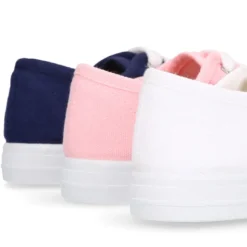 Zapatilla niños en ALGODÓN RECICLADO para vestir con cordones.
