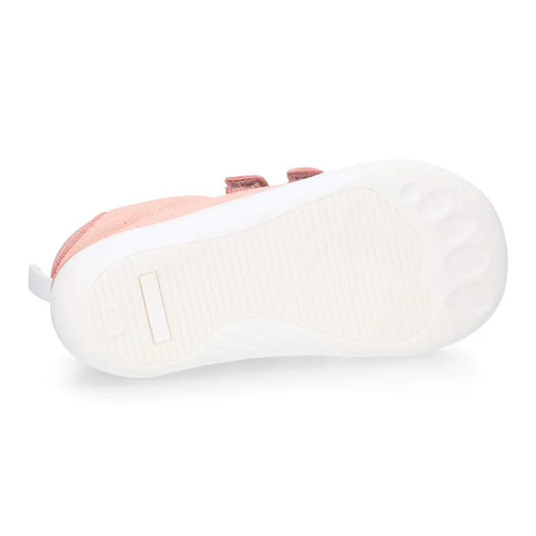 Zapatilla niños en lona canvas respetuoso de Okaa Flex casual.