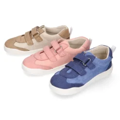 Zapatilla niños en lona canvas respetuoso de Okaa Flex casual.