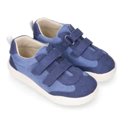 Zapatilla niños en lona canvas respetuoso de Okaa Flex casual.