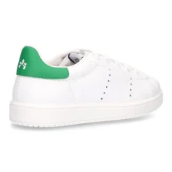 Zapatilla niños Moda con cordones en piel.