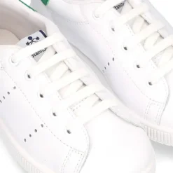 Zapatilla niños Moda con cordones en piel.
