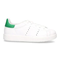Zapatilla niños Moda con cordones en piel.