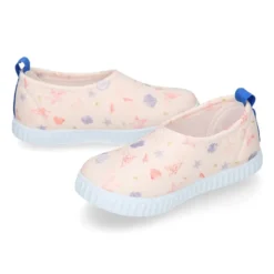 Zapatilla niños NEOPRENO con diseño con CONCHAS para playa y piscina.