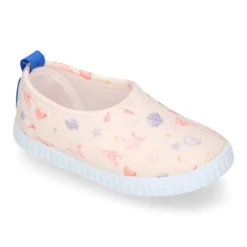 Zapatilla niños NEOPRENO con diseño con CONCHAS para playa y piscina.