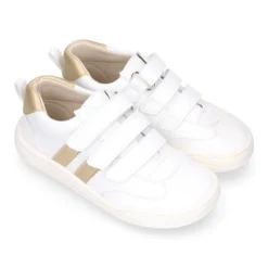 Zapatilla niños respetuoso Okaa Flex en colores de moda.