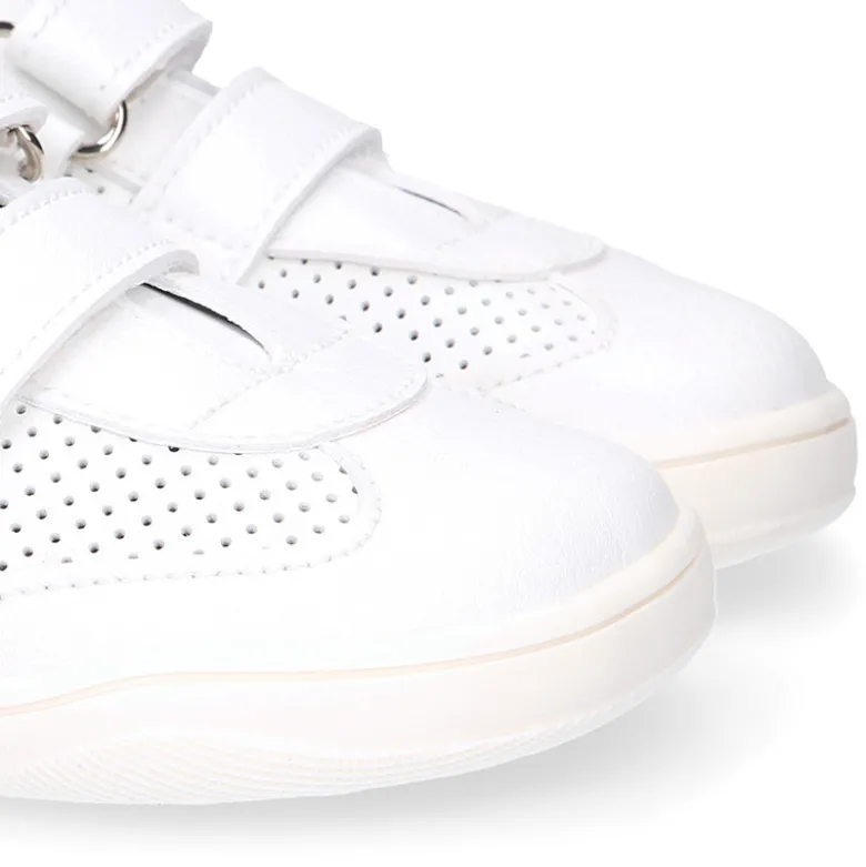 Zapatilla niños respetuoso Okaa Flex en micro perforada.