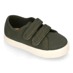 Zapatilla niños sin cordones en lona ALGODÓN RECY en colores de moda.
