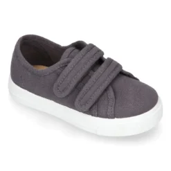 Zapatilla niños sin cordones en lona ALGODÓN RECY en colores de moda.
