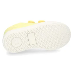 Zapatilla niños sin cordones en lona algodón LIMÓN.