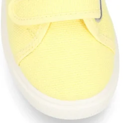 Zapatilla niños sin cordones en lona algodón LIMÓN.