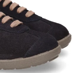 Zapatilla niños SPORT OKAA con cordones en piel serraje.