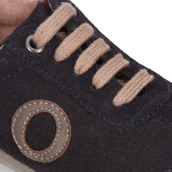 Zapatilla niños SPORT OKAA con cordones en piel serraje.
