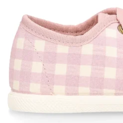 Zapatilla niños tipo con cordones y puntera en VICHY.
