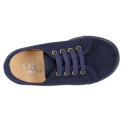 Zapatilla niños vestir OKAA en Serratex con cordones.