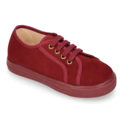 Zapatilla niños vestir OKAA en Serratex con cordones.