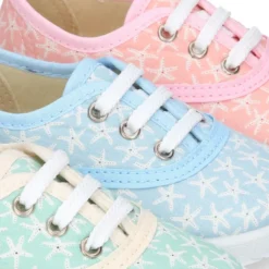 Zapatilla o Bamba en lona con ESTRELLAS DE MAR.