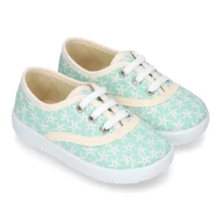Zapatilla o Bamba en lona con ESTRELLAS DE MAR.