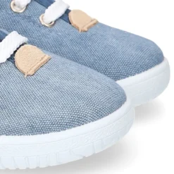 Zapatilla o Bamba niño en lona JEANS.