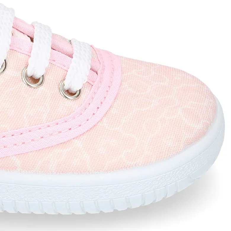 Zapatilla o Bamba niños en lona con OSITOS.