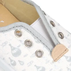 Zapatilla o Bamba niños en lona con GLOBOS.